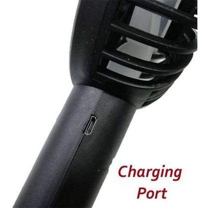 Portable Usb Rechargeable Fan | Handheld 3 Speed Strong Wind Electric Small Mini Cooling Fan
